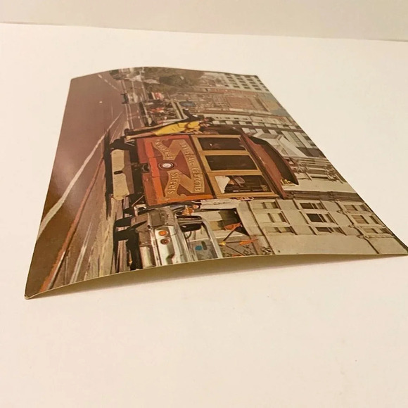 Vintage  San Francisco California Cable Cars Giant Post Card Dexter Press - Picture 9 of 12
